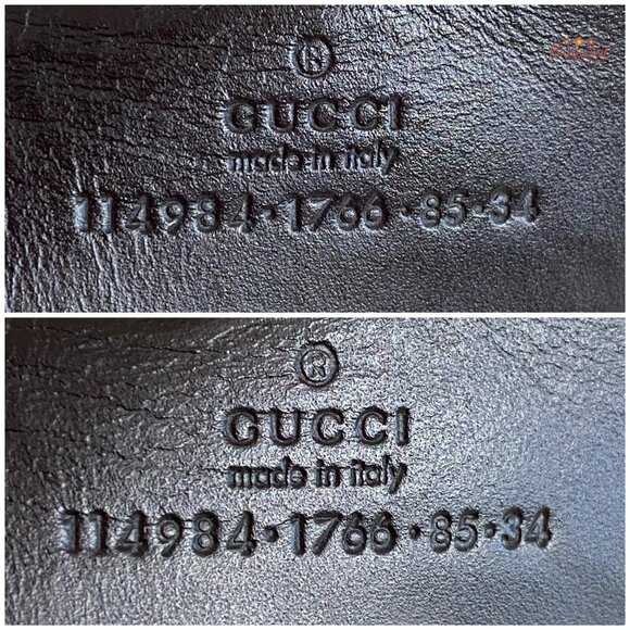 Authentic Gucci Web Green/Red Canvas Silver Interlocking G Buckle Belt 85/34 - Picture 7 of 12